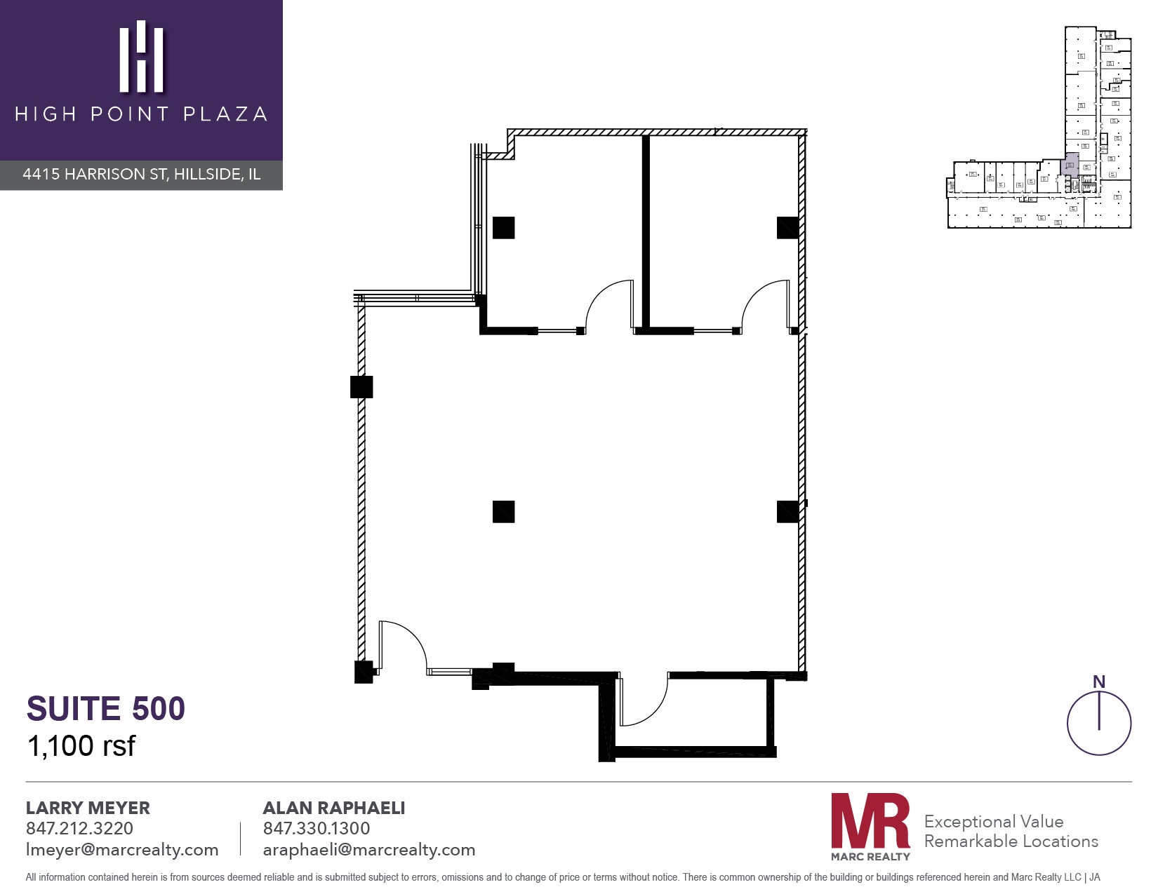 4415 W Harrison St, Hillside, IL for lease Floor Plan- Image 1 of 1