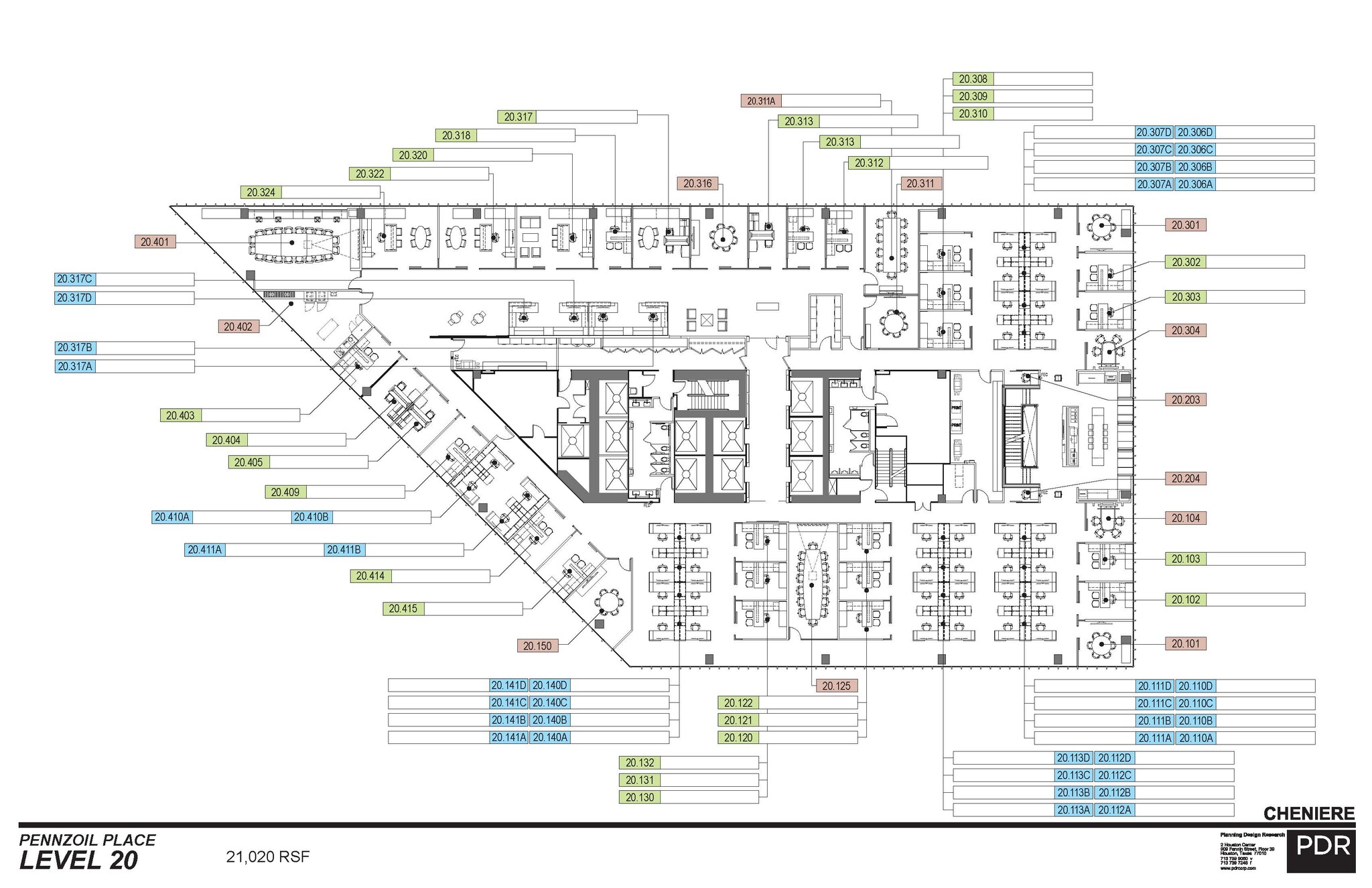 700 Milam St, Houston, TX for lease Floor Plan- Image 1 of 1