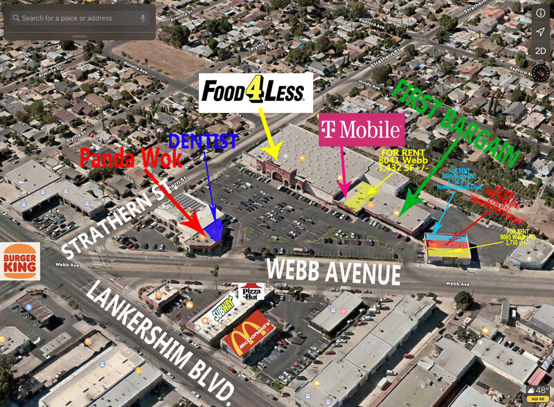 8025-8065 Webb Ave, North Hollywood, CA for lease - Aerial - Image 2 of 7