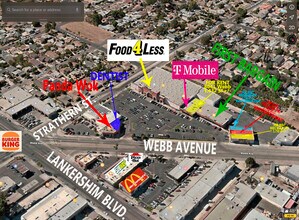 8025-8065 Webb Ave, North Hollywood, CA - aerial  map view