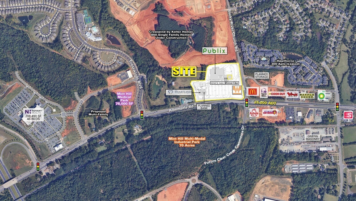 12901 Albemarle Rd, Charlotte, NC 28227 - Clear Creek Crossing | LoopNet