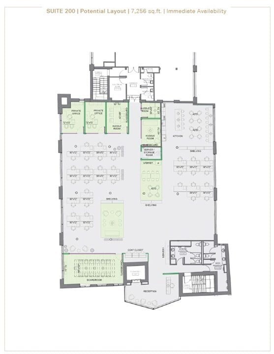 510 Front St W, Toronto, ON for lease Floor Plan- Image 1 of 1