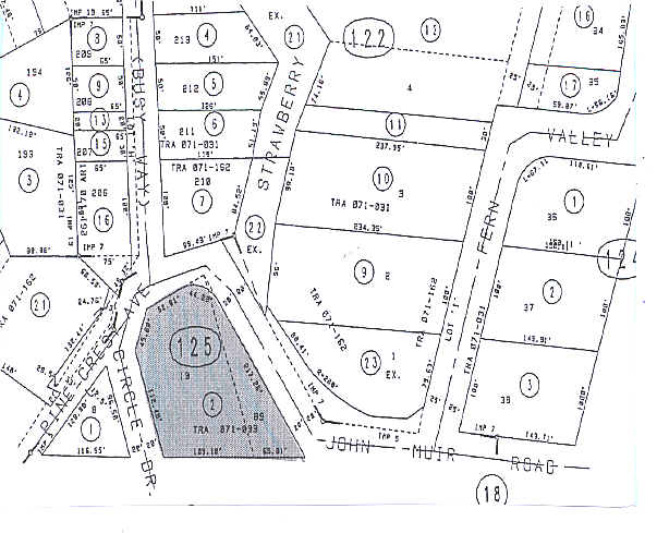 54905 N Circle Dr, Idyllwild, CA for sale Plat Map- Image 1 of 1