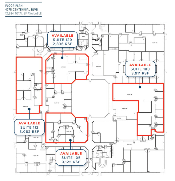 4775 Centennial Blvd, Colorado Springs, CO for lease - Floor Plan - Image 2 of 9