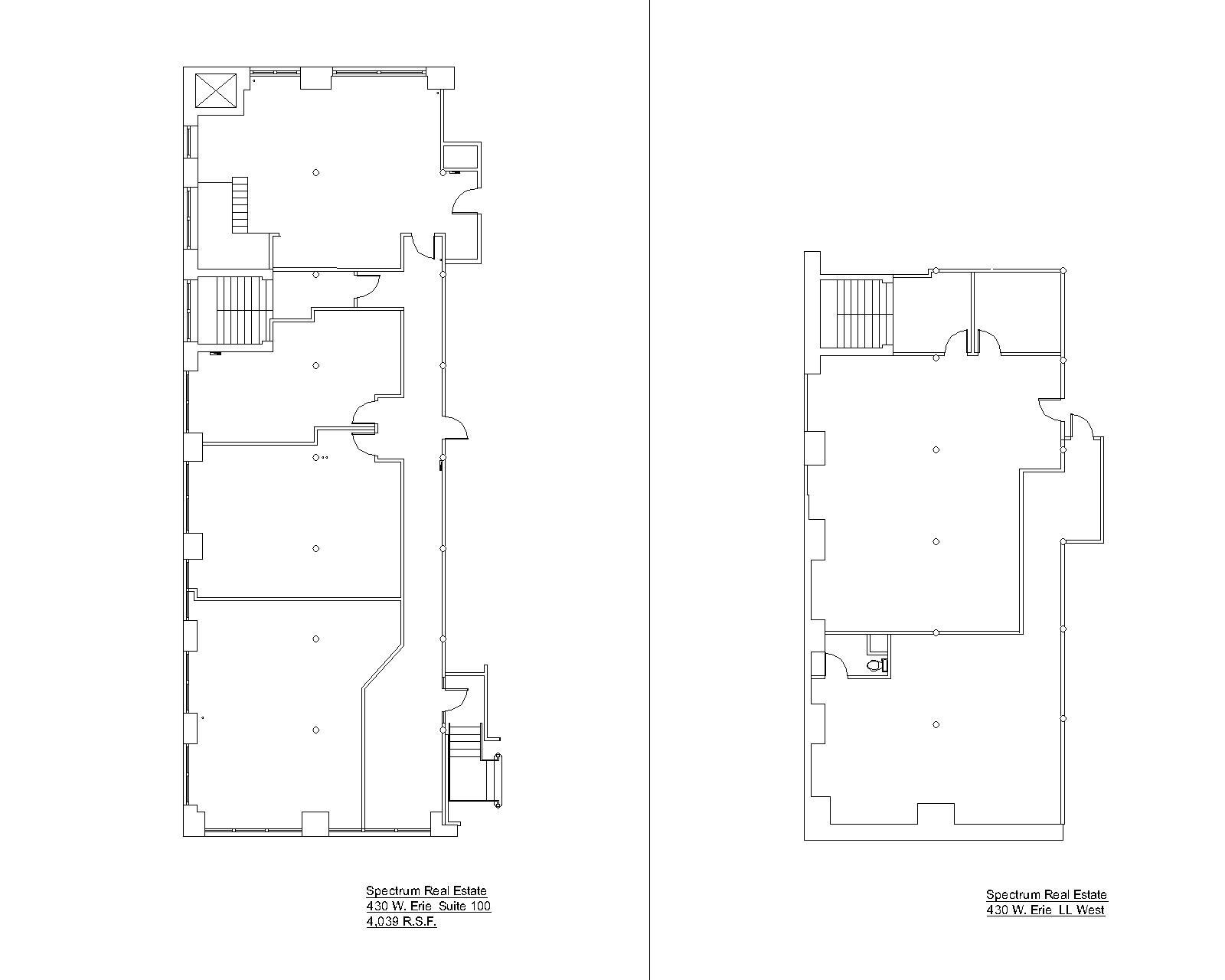 430 W Erie St, Chicago, IL for lease Floor Plan- Image 1 of 1