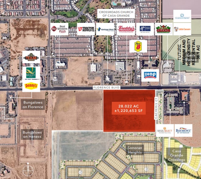 SEC Florence Blvd & Cacheris Ct, Casa Grande, AZ for sale - Primary Photo - Image 1 of 1
