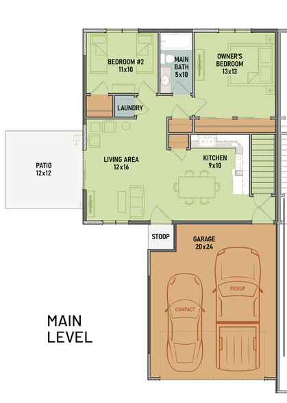 910-920 Green Pasture Trl, Plover, WI for sale - Floor Plan - Image 2 of 4