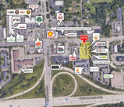 30693-30711 W 12 Mile Rd, Farmington Hills, MI - AERIAL map view - Image1