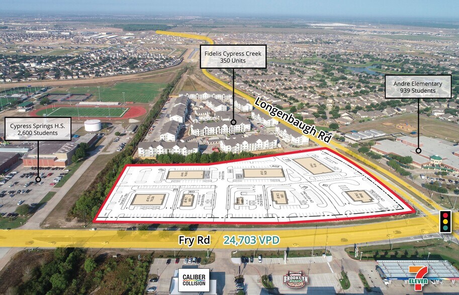 SWC Longenbaugh Rd. & Fry Rd, Cypress, TX for sale - Primary Photo - Image 1 of 1