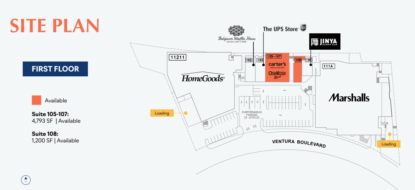 11211-11239 Ventura Blvd, Studio City, CA for lease Site Plan- Image 1 of 1