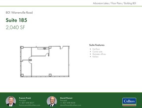 801 Warrenville Rd, Lisle, IL for lease Floor Plan- Image 1 of 1