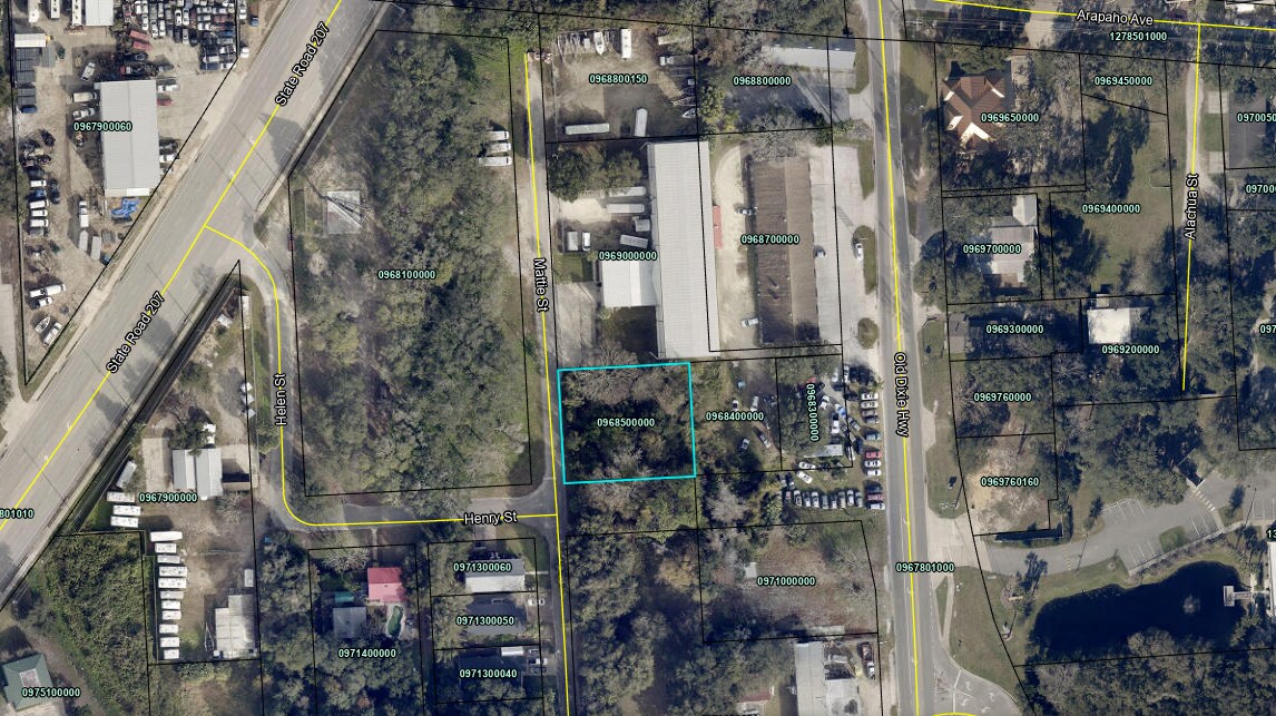 1340 Mattie St, Saint Augustine, FL for sale Aerial- Image 1 of 1