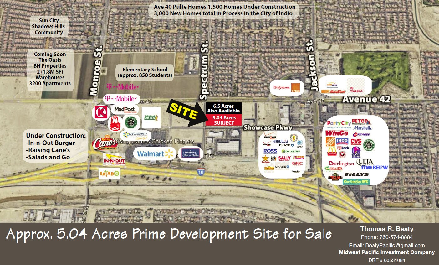 NEC Of Showcase Parkway & Spectrum St, Indio, CA for sale Building Photo- Image 1 of 4