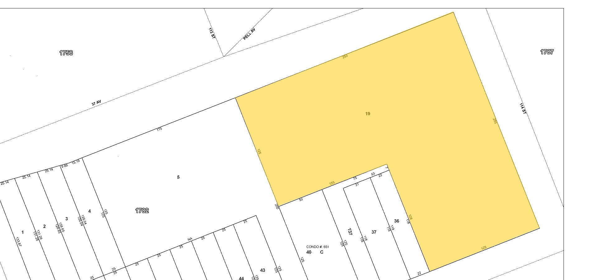 3710 114th St, Corona, NY for sale Plat Map- Image 1 of 1