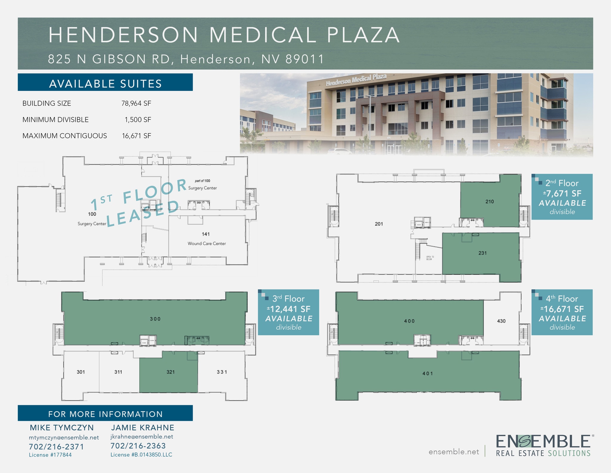 825 N Gibson Rd, Henderson, NV 89011 Henderson Medical Plaza