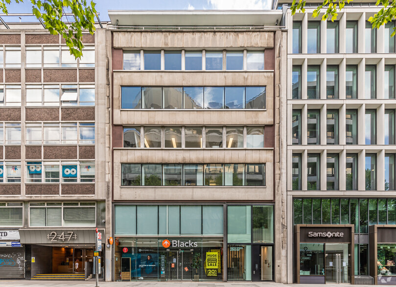 248-250 Tottenham Court Rd, London for lease - Building Photo - Image 1 of 8