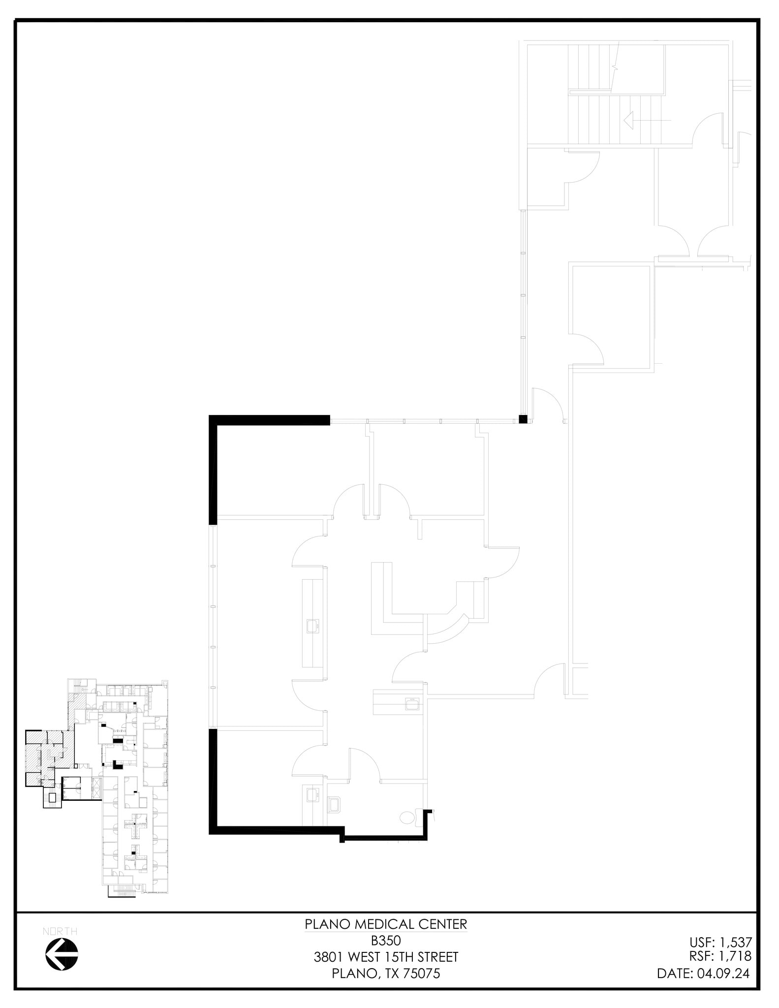 3801 W 15th St, Plano, TX for lease Site Plan- Image 1 of 1