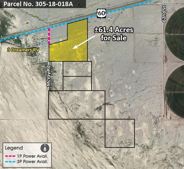 US-60 & McVay Rd, Bouse, AZ for sale - Building Photo - Image 1 of 2