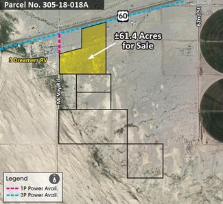 More details for US-60 & McVay Rd, Bouse, AZ - Land for Sale