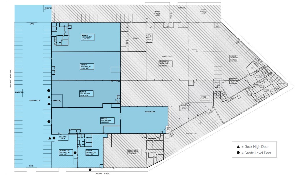 2855 Mandela Pky, Oakland, CA for lease Floor Plan- Image 1 of 1