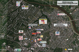 621 Hamilton St, Somerset, NJ - aerial  map view