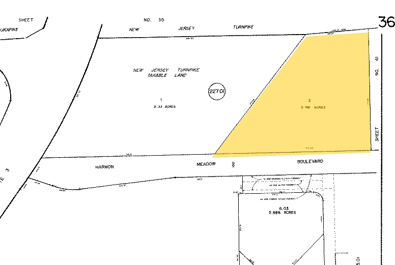 300 Harmon Meadow Blvd, Secaucus, NJ for lease - Plat Map - Image 2 of 6