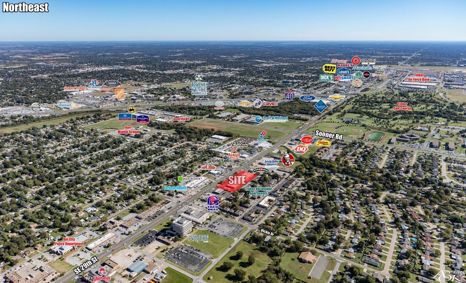 4700 SE 29th St, Del City, OK, 73115 Retail Space For Lease