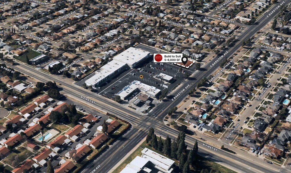 E. Barstow Ave and N. First St., Fresno, CA for lease - Building Photo - Image 2 of 3