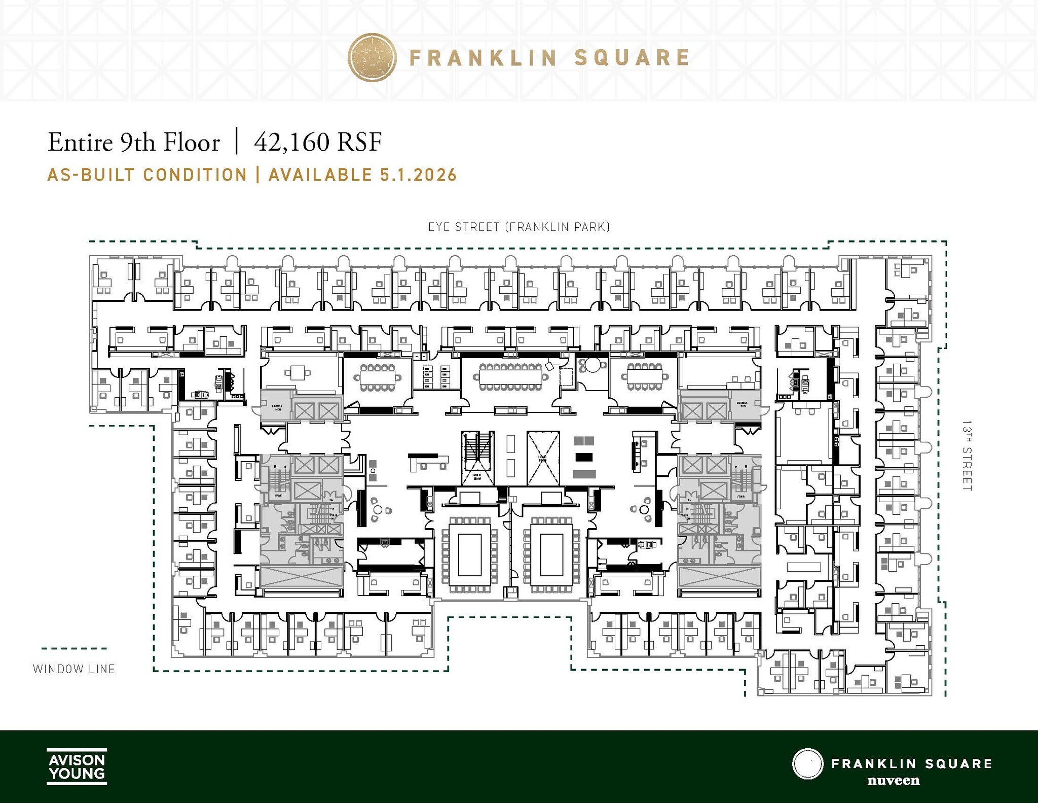 1300 I St NW, Washington, DC for lease Floor Plan- Image 1 of 2