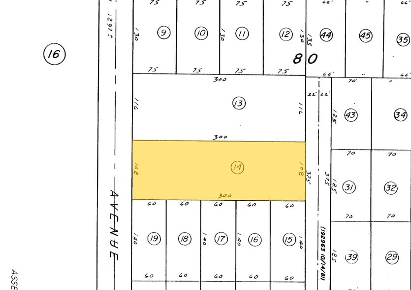E Florida Ave, Hemet, CA for sale - Plat Map - Image 2 of 4