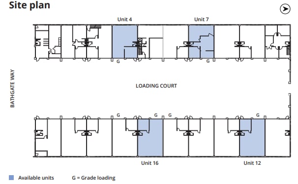 12851 Bathgate Way, Richmond, BC for lease Site Plan- Image 1 of 1