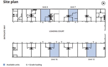 12851 Bathgate Way, Richmond, BC for lease Site Plan- Image 1 of 1