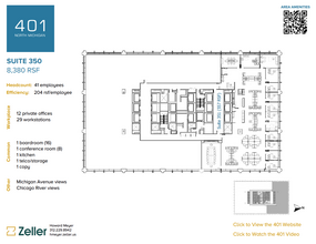 401 N Michigan Ave, Chicago, IL for lease Floor Plan- Image 1 of 1