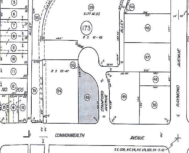 1111 E Commonwealth Ave, Fullerton, CA for sale Plat Map- Image 1 of 1