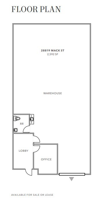 28815-28839 Mack St, Hayward, CA 94545 - Unit 28819 -  - Floor Plan - Image 1 of 1