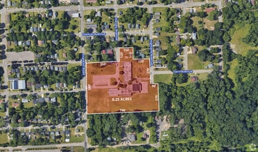 661 Franklin Rd, Pontiac, MI - AERIAL  map view - Image1