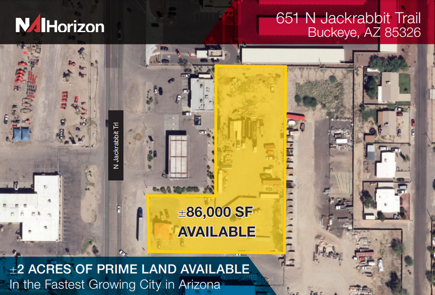 NE Jackrabbit Trl & Fillmore St, Buckeye, AZ for sale - Building Photo - Image 1 of 1