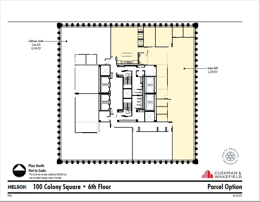 1175 Peachtree St NE, Atlanta, GA for lease Floor Plan- Image 1 of 2