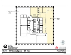 1175 Peachtree St NE, Atlanta, GA for lease Floor Plan- Image 2 of 2