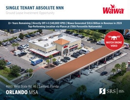 Wawa - Orlando (Sanford) FL - NNN Property