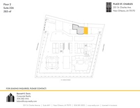 201 St. Charles Ave, New Orleans, LA for lease Site Plan- Image 1 of 1