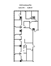 8133 Leesburg Pike, Vienna, VA for lease Site Plan- Image 2 of 2