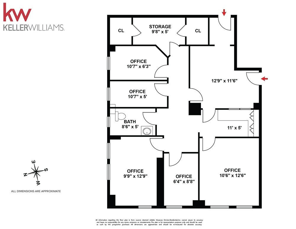 136 E 36th St, New York, NY 10016 - Unit 1A - - Floor Plan - Image 1 of 10