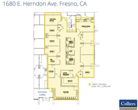 1680 E Herndon Ave, Fresno, CA for lease Floor Plan- Image 1 of 1