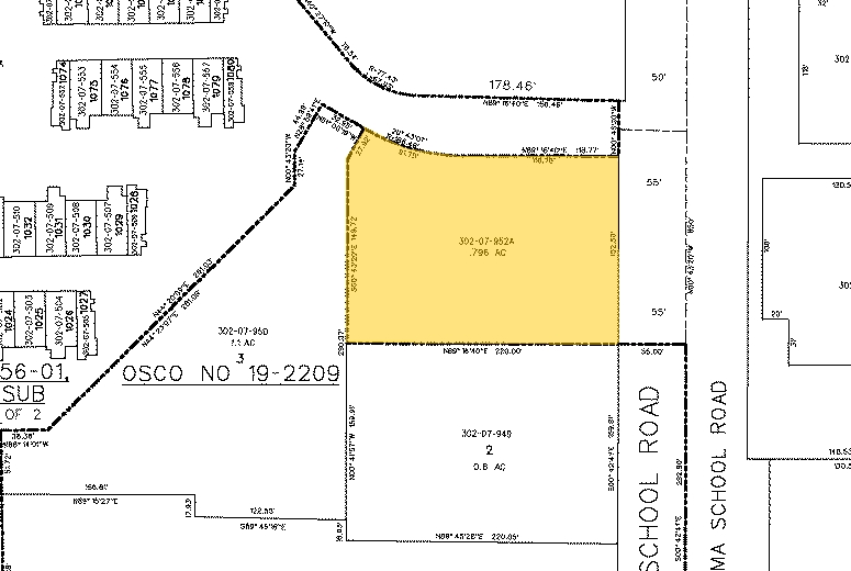 3180 N Alma School Rd, Chandler, AZ for lease - Plat Map - Image 2 of 2