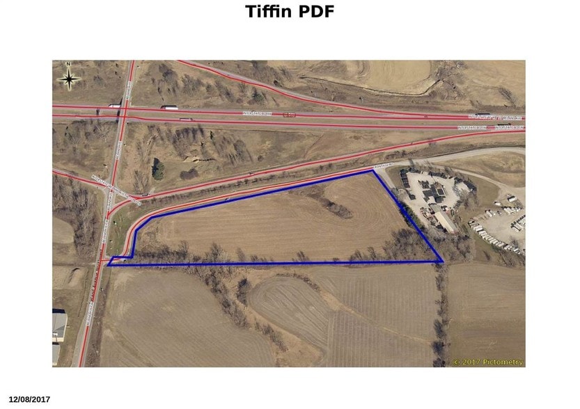 3340 Ireland Ave, Tiffin, IA for sale - Aerial - Image 1 of 1