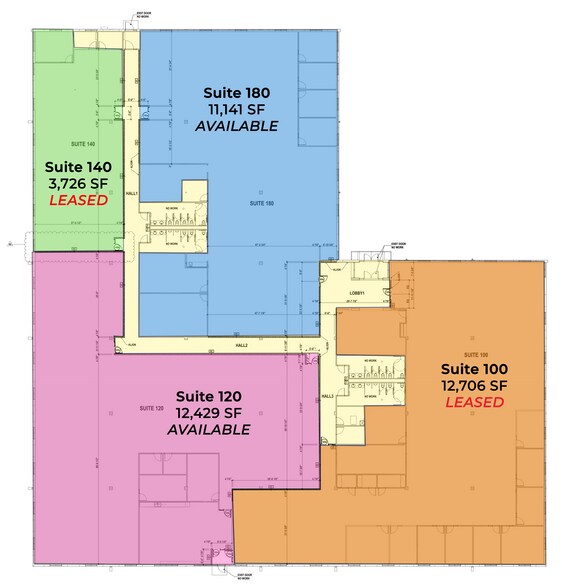 8850 NW 62nd Ave, Johnston, IA for lease - Floor Plan - Image 2 of 10
