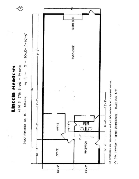 4208-4248 S 36th Pl, Phoenix, AZ for lease Floor Plan- Image 1 of 1