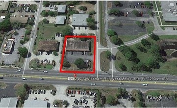 230-240 S Wickham Rd, West Melbourne, FL - AERIAL map view