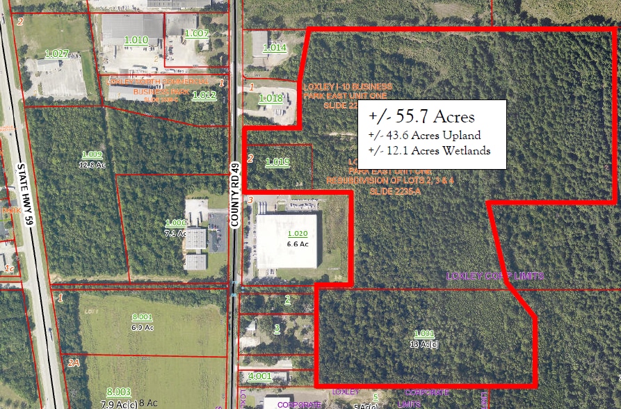 County Road 49, Loxley, AL for sale - Building Photo - Image 1 of 3